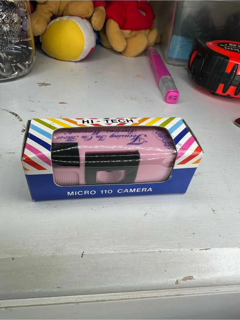 Vintage 1997 Precious Moments Micro Camera Pink & Purple Collectible